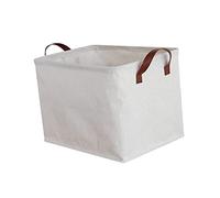 iplusmile Breathable Fabric Storage Bin Medium for Clothes and Reusable Household Organizer Box with Quick Dry Cloth Material Practical Japanese Style Sundries Basket for Home and Gift Use