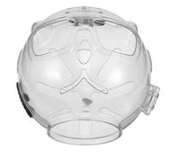 iplusmile Breathable Plastic Pet Head Protector Astronaut Helmet Style Cat Muzzle for Chewing Prevention and Nail Trimming, Lightweight Bubble Shape for Travel and Vet Visits