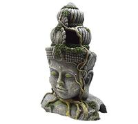 iplusmile Buddah Decoration for Fish Tank- Aquarium Buddha Statue Ornament- 28. 50X19. 5X14cm Landscaping Hideout Cave Decoration