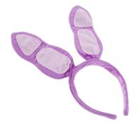 iplusmile Bunny Ears Headband for Adults, Purple Mechanical Rabbit Ear Hairband, Party Costume Accessory for Easter, Halloween, and Cosplay Events