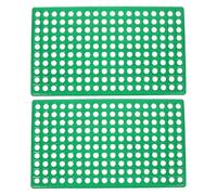 iplusmile Cage Breeding for Holes Plastic for Mats 2pcs round Rabbit Floor Waste Leakage and Ventilation, Foot Pads Small Animal Suitable Rabbits and Hamsters Indoor Use