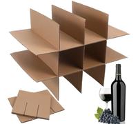 iplusmile Cardboard Box Dividers for Electronics and Jewelry Protection, Efficient Space Utilization with Beige Paper Material, for Moving and Transportation Shipping Supplies