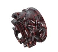iplusmile Carved Wooden Display Base with Simple and Striking Design, Coffee Colour Flowerpot Holder Pedestal for Antique and Decorative Crafts, for Home and Office Display
