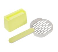 iplusmile Cat Litter Scoop with Holder for Easy Cleaning, Sturdy Non-stick Shovel, Suitable for Clumping and Tofu Cat Litter, for Home Use and Pet Hygiene