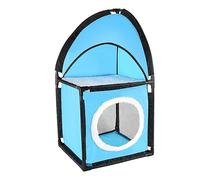 iplusmile Cat Nest Cat Stand Oxford Fabric Tunnel Design Double-deck Play House Scratching Post