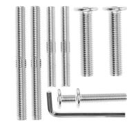 iplusmile Cat Tree Replacement Parts Double End Threaded Bolt Steel Screws with Strong Construction and Lasting Durability for Cat Scratching Post Accessories
