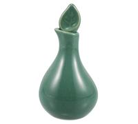 iplusmile Ceramic Essential Oil Bottle Travel Oil Bottle Aromatherapy Blending Fragrance Retention Elegant Glaze Finish Green for Massage Parlors and Thai Massage