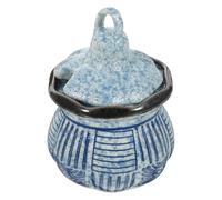 iplusmile Ceramic Soy Sauce Dispenser 200ml Japanese Style Sauce Jar with Good Workmanship Stylish Design for Household Use for Storing Vinegar in Kitchen