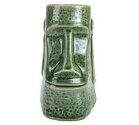 iplusmile Ceramic Tiki Mug for Cocktail Drinks Heat Resistant Hawaiian Drinkware with Creative Tropical Design and Easy to Clean for Tiki Parties and Gift Giving