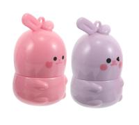 iplusmile Changing Lip Balm 2pcs Set Rabbit Shaped Hydration Lipstick Moisturizer for Dry Lips Suitable for Women and Teen Girls