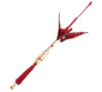 iplusmile Chinese Red Knot Tassel Feng Shui Luck Wall Hang Hanging Fortune Charms for Year Home and Car Decoration with Thousand Origami Cranes