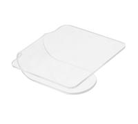 iplusmile Clear Acrylic Makeup Mixing Palette for Liquid Foundation Lipstick Eyeshadow and Nail Polish Handheld Transparent Color Blending Plate with Smooth Surface for Custom Cosmetic