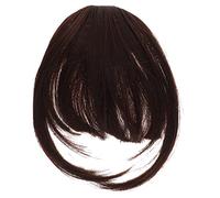iplusmile Clip in Bang Hair Extensions for Women Synthetic Chemical Fiber Hairpiece with Temples Durable and Smooth Fringe for Faces Heat Styling Friendly Hair Accessory