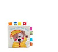 iplusmile Cloth Book Puppy Fabric Educational Plaything, Tear-resistant Washable Soft Cloth Book, Early Learning Sensory Suitable for Travel and Bath Time