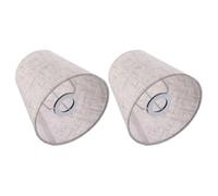 iplusmile Cloth Lampshade 2pcs Fabric Lampshade Mini Chandelier for Bedside Lamps and Wall Sconce E14 Mesh-Type Mounting Port 2cm Hole Not Easy to Fade Eye-Friendly Light