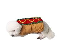iplusmile Comfortable Polyester Hot Dog Costume for Dogs and Cats, Easy off Pet Dress up Outfit for Halloween and Cosplay Parties