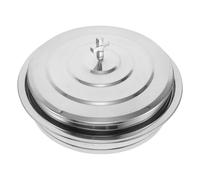 iplusmile Communion Bread Plate Set Large Stainless Steel Stackable Serving Trays Church Supplies Reusable Thanksgiving and Baptism Dessert Plates for Holy Communion and Party Use