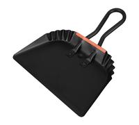 iplusmile Compact Iron Dustpan for Home and Outdoor Sweeping with Curved Front Edge and Efficient Cleaning, Space-Saving Design Accommodates Broom Widths, Size 36x30x4.5cm