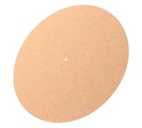iplusmile Cork Turntable Mat for Vinyl Records 297Mm Diameter 3Mm Thickness Natural Wood Color Slipmat for Record Player Turntable Accessories
