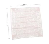 iplusmile Cotton Hollow Crochet Tablecloth Simple Lace Design Home Table Cover Reusable Decorative Table Cloth Party Cake Photography Background
