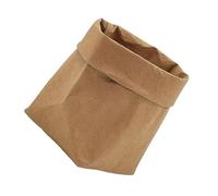 iplusmile Creative Kraft Paper Pen Container with Potted Plant Cover Multifunctional Desktop Storage Box for Succulents and Stationery Retro Office Decoration for Home and Workspaces