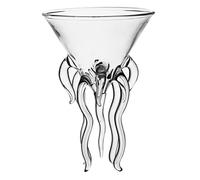 iplusmile Creative Stemmed Cocktail Glass for Party Celebrations Glassware with Comfortable Smooth Touch for Martini Mojito Whiskey Wine Unique for Friends and Family