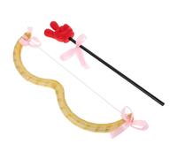 iplusmile Cupid Mini Bow and Arrow Set with Glow Effect, Red Victory Gold Bow Valentine’S Day Prop for Adult Costume and Cosplay Party Accessories
