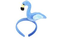 iplusmile Cute Flamingo Headband for Blue Cloth and Plastic Material with Fine Workmanship, Long Serving Time, for Hawaiian Party and Festival Hair Accessory