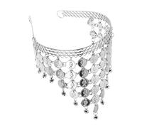 iplusmile Dance Headpiece for Belly Dancer Costume Hair Chain Accessory for Women and Unique Festival Headband for Wedding Party Performance