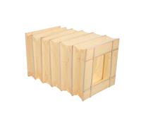 iplusmile Decorative Rectangular Paper Lantern Shade Light Cover for Living Room Hotel Floor Lamps Soft Light Diffusion Unique Origami Design Traditional Lantern Style