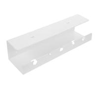 iplusmile Desk Lockable Hidden Storage Drawer, White Cable Management Tray for Office Cord Organization, under Table Wire Organizer with Concealed Security Compartment