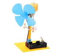 iplusmile DIY Electric Head Shaking Fan Kit for Stem Science Experiment Educational Assembly with Motorized Oscillating Function Hand Learning and Motor Skill Development