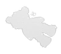 iplusmile DIY Small Bear Carbon Steel Cutting Die for Card Making Scrapbooking Embossing Stencil Tool, Metal Die Cuts for Photo Album Crafts and Paper Embossing