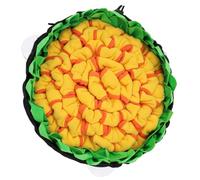 iplusmile Dog Snuffle Mat Lick Pad Pet Slow Feeding Mat Fleece Oxford Dog Training Puzzle Random Color