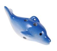 iplusmile Dolphin Ocarina Ceramic Ocarina Instrument for Boys and Girls Beginners Small Portable Musical Toy Dolphin Sea Life