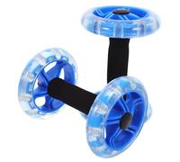 iplusmile Dual-wheel Fitness Roller for Core Training and Tummy Shaping Portable Abdominal Exercise Device with Non-slip Handles Lightweight Design for Women Weight Loss and Muscle Building