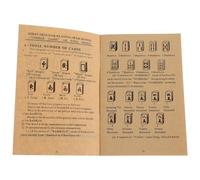 iplusmile English Mahjong and Step-by-step Instructions with Comprehensive Guide Vintage Mahjong Rule Manual Instruction Book on Paper for Beginners and Enthusiasts