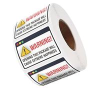 iplusmile Extreme Happiness Packaging Gift Stickers DIY Self Adhesive Sealing Labels for Envelopes Handmade Crafts Business Wrapping Strong Adhesion and Decorative Touch