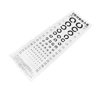 iplusmile Eye Es Lcd Chart Eye Chart Test Charts for Eye Exams Type Chart Easy Wall Hanging