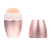 iplusmile Facial Skin Oil Blotting Stone Roller with Volcanic Rock and Aluminum Alloy for Convenient De-oiling and Facial Massage, Simple Classic Design Suitable for Daily Skincare Use