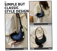 iplusmile Fashionable Crescent Shoulder Bag for Women Single Shoulder Purse with Proper Capacity Under the Arm Handbag for Shopping Outdoor and Daily Use