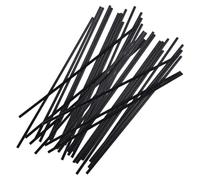iplusmile Fiber Fragrance Diffuser Sticks No Flame Required 60pcs Black Aroma Volatile Wands for Essential Oil and Water Solvents for Living Space Fragrance Dispersion