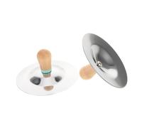 iplusmile Finger Cymbals with Handles Lightweight Hand Percussion Instruments for Preschool Music Education and Outdoor Group Play Precise Sound for Beginner Musical Talent Development