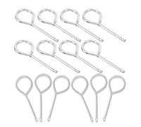 iplusmile Fire Extinguisher Pull Pins Made of Iron 20pcs Safety Pins Replacement with Wide Compatibility and Lightweight Design for Emergency Use