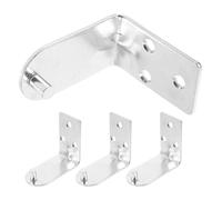 iplusmile Fire Extinguisher Wall Mount Brackets 4pcs with Universal Compatibility and Secure Fastening Iron Hooks Wall Mounted Bracket Design, Fits 2kg-4kg for Residential Areas and Offices