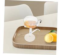 iplusmile Flamingo Glass Goblet Decorative Wine Cup Cocktail Glass for Party Household Use Elegant Transparent Stemware for Bars and Restaurants