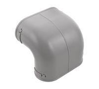 iplusmile Flat Oval 90 Degree Elbow Duct Connector for HVAC Flat Oval Ducts Pe Material Excellent Airtightness and Reduced Air Resistance for Residential Hrv Systems