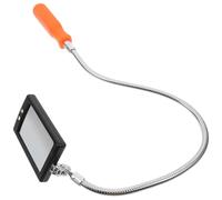 iplusmile Flexible Inspection Mirror with LED Light and 360 Degree Rotation, Stainless Steel Construction for Automotive Repairs and General Maintenance, Inspection Tool for Vehicle Checking