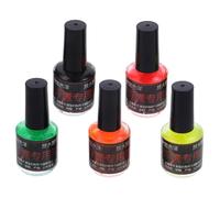 iplusmile Fluorescent Fishing Float Paints Bright Signal Colors Black Green Red Yellow Orange for Easy See Fish Floats Fishing Gear Portable Eco Friendly