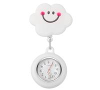 iplusmile Fob Watch Watch Retractable Clip-on Hanging Lapel ES Silicone Cover Pocket for Nurses Doctors Women Men Students